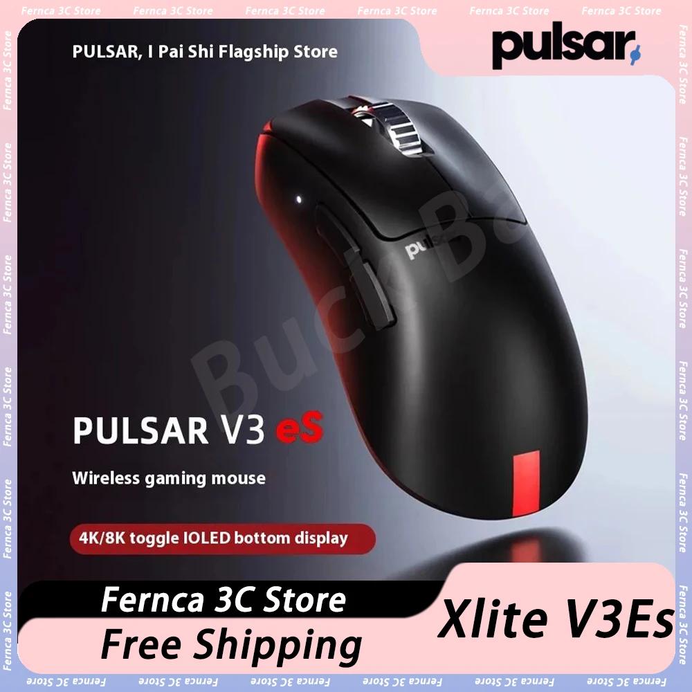 Pulsar Xlite V3Es  콺,  OLED ũ, 淮 ̹ 콺, ü  PC ̸ , 8K PAW3395 